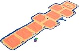 Banzai drinking water Slide:Banzai water Blast Hopscotch