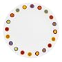 Corelle Livingware 8-1/2-Inch Luncheon Plate, Hot Dots