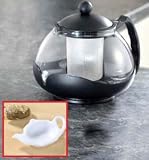 Kitchen & Housewares : Large Glass Tea Pot & FREE Tea Bag Rest