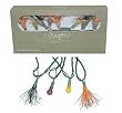 Multi-Color LED String Lights with Tinsel
