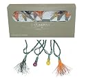 Multi-Color LED String Lights with Tinsel