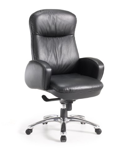 Easychair Lausanne Luxus Leder Chefsessel, schwarz Preisvergleich