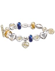 Go Ravens! #1 Fan Charm Bracelet by The Bradford Exchange