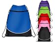 Pocket Two Tone Drawstring Bag