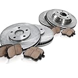 Image : Callahan CFRP40008B Front 305 mm + Rear 324 mm Premium Grade OE 6 Lug [4] Rotors + [8] Quiet Low Dust Ceramic...