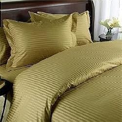 EGYPTIAN BEDDING 1000 TC QUEEN BROWN EGYPTIAN COTTON SHEET SET 1000TC