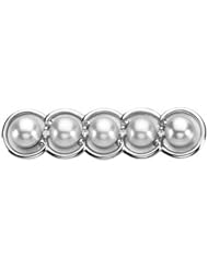 14K White Gold Akoya White Brooch -- LIFETIME WARRANTY