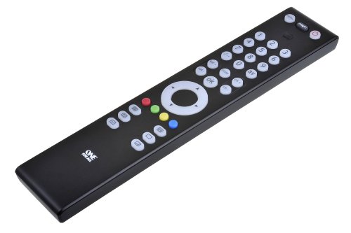 One for All URC 3910 Slim Line TV Universal Infrarot-Fernbedienung schwarz