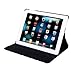 HDE Rotating iPad Case Magnetic Folding Leather Cover Folio Flip Stand for Apple iPad 2 iPad 3 iPad 4 (White & Black Polka Dot)