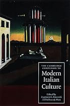 The Cambridge Companion to Modern Italian Culture (Cambridge Companions to Culture)