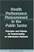 Health Performance Measurement in the Public Sector