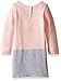 Nautica Baby Colorblock Sweater Dress, Pale Pink, 18 Months