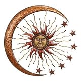 Urban Trends Metal Sun Moon Wall Décor