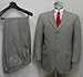 New Men's 3 Button Single Breasted Gray (Grey) Dress Suit
