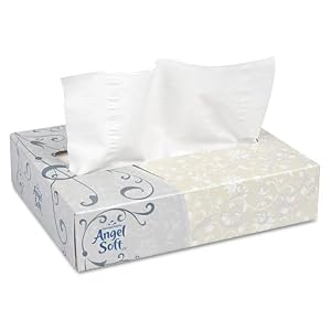 Angel Soft ps Facial Tissue, White, 50 Sheets/Box, 60 Boxes/Carton
