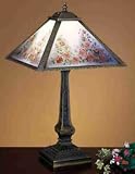 Meyda Tiffany 22in. High Roses Table Lamp 24698