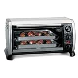 Rival CO602 6-Slice Toaster Oven Pizza Fit, Stainless Steel