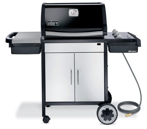 Weber 3821001 Spirit E-310 Natural Gas Grill, Black