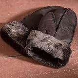 Napa Shearling Mitten, BROWN, Size MEDIUM (8/9)