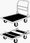 COASTAL INTERNATIONAL #C43662 19x29 Platform Cart