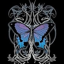 Goth Butterfly Adult T-Shirt