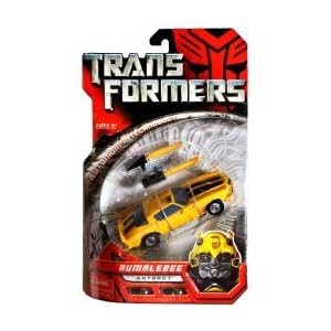 Hasbro Year 2006 Transformers Movie Series Deluxe Class 6 Inch Tall Robot Action Figure - Autobot Bumblebee With Double Missile Launching Blasters