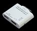 新しいiPad iPad2 iPhone 4/4S/iPod touch4用 HDMI & USB アダプタ Adapter White