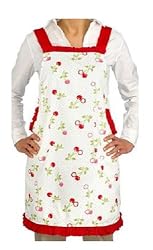 Martha Stewart Collection Cherry Design Kitchen Apron
