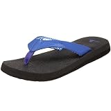 Sanuk Women's Yoga Mat Sandal,Electric Blue,10 M US