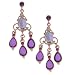 Morado Amor Chandelier Earrings