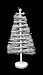 3' Pre-Lit White Country Twig Artificial Christmas Tree - Clear Lights