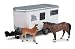 Tomy International Big Farm 1:16 Horse Trailer with Horse and Colt