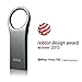 Silicon Power 8GB Firma ZN F80 USB 2.0 Flash Drive, Gray Aluminium (SP008GBUF2F80V1S)