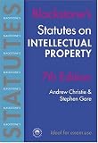 Statutes on Intellectual Property 7e (Blackstone's Statute Book)