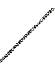 Sterling Silver 3.5mm Antiqued Fancy Chain - 20 Inch