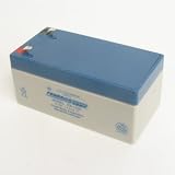 Powersonic PS-1230 - 12 Volt/3 Amp Hour Sealed Lead Acid Battery with 0.187 Fast-on Connector - Genuine