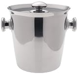 Hoffritz Stainless-Steel Ice Bucket with Lid