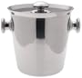 Hoffritz Stainless-Steel Ice Bucket with Lid