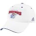 adidas Kansas Jayhawks White Structured Adjustable Hat