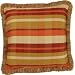 Mahogany Stripe Throw Pillow - Santa Fe Nights Collection