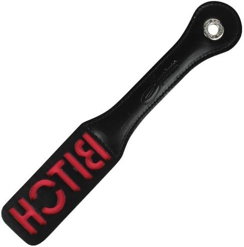 12" Bitch Leather Paddle by Sportsheets Intl