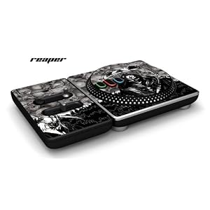 New DJ Hero Turntable Controller Protective Skin, Fits Xbox 360, Playstation 2 & 3, Nintendo Wii - Reaper