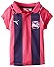 PUMA Little Girls' Striped Raglan Polo