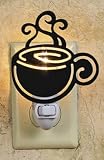 COFFEE cup silhouette NIGHT LIGHT cappucino DECOR NEW