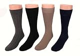 IMAGE OF Vannucci Men's Dress Socks (Black)