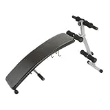 Crescendo Fitness Curve Sit Up Bench with Dumbell Rack