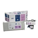 HP 83 UV Light Magenta Value Pack-Printhead and Ink Cartridge - Laser - - Magenta - 1