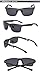 Duco Men's Polarized Sunglasses Driver Glasses Night Driving Glasses 100% UV Protection 2217 (Gunmetal Frame Gray Lens)