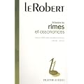 Dictionnaire des rimes et assonances