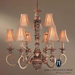 Minka-Lavery Salon Grand 9 Light Chandelier 1559-477